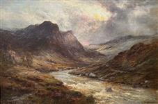 Entrance To Glencoe / Ben Ledi From The Pass Of Leney Pair, Alfred de Breanski Snr