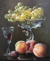 Still Life With Fruit And Wine Glass, Cecil Kennedy