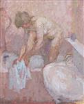 Pink Bathroom, Bernard Dunstan