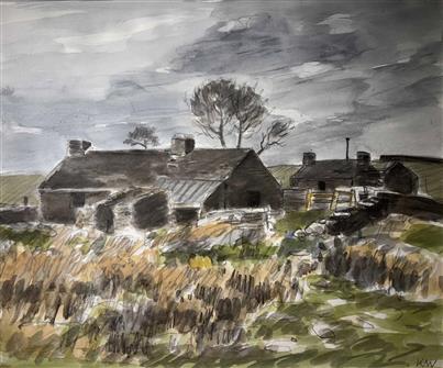 Sir Kyffin Williams | Farm At Rhosgadfan