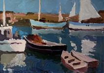 Boats In The Harbour, Donald McIntyre