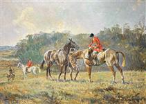 Hunting Scene, Gilbert Scott Wright
