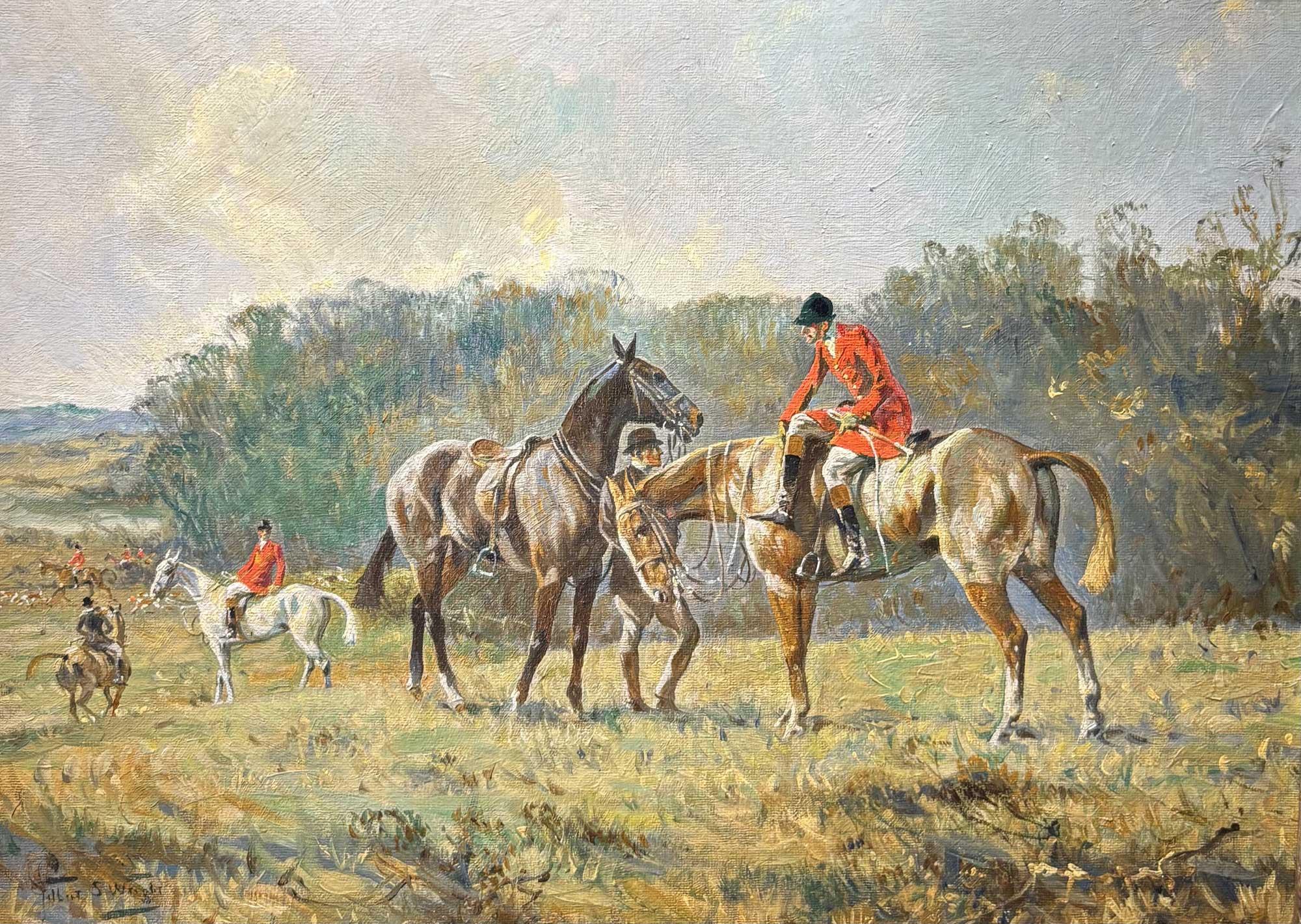 Gilbert Scott Wright | Hunting Scene